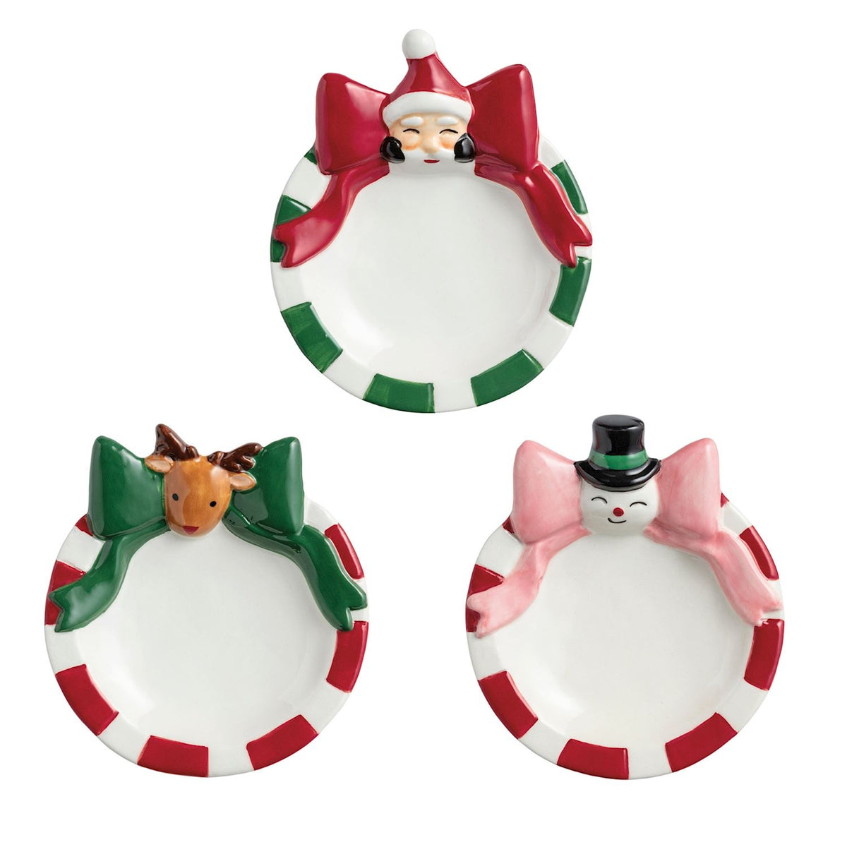 Christmas Bow Trinket Dish