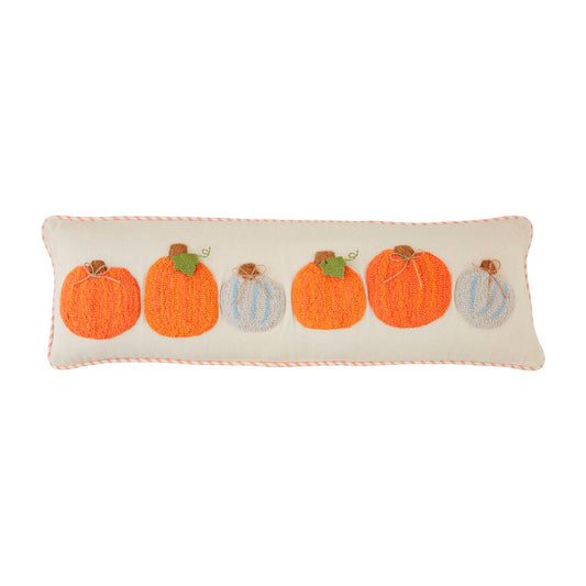 Long Tufted Pumpkin Pillow