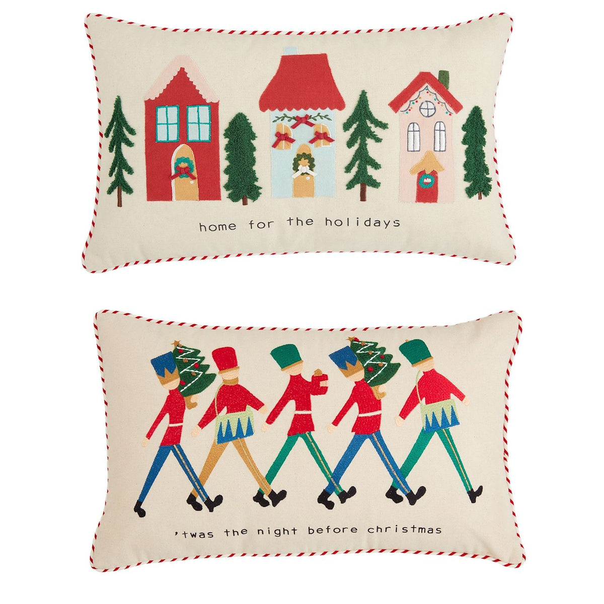 Christmas Village & Nutcracker Pillows