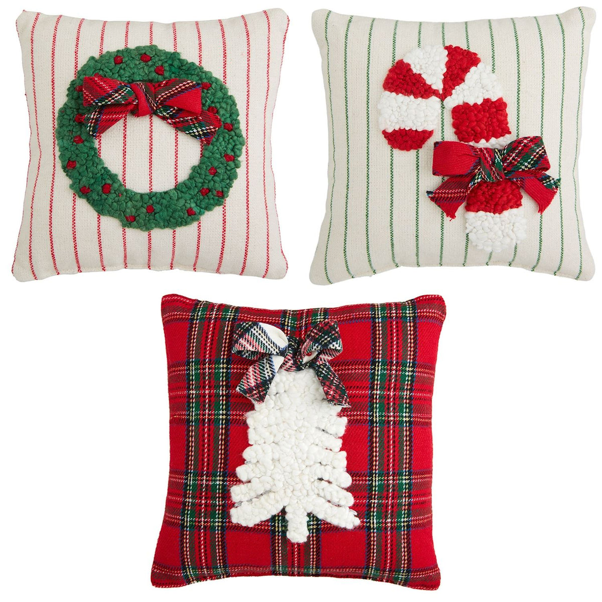 Classic Mini Christmas Pillows