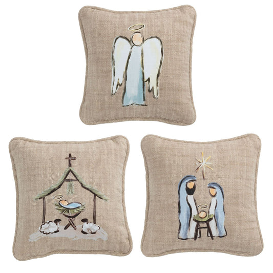 Nativity Mini Pillow