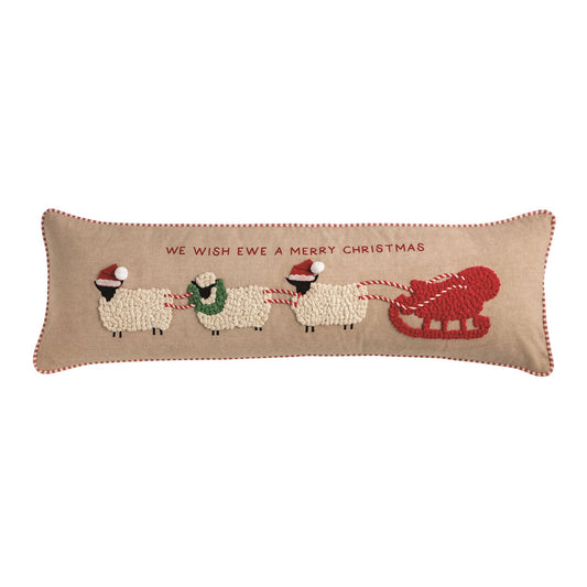 Farm Christmas Sheep Pillow
