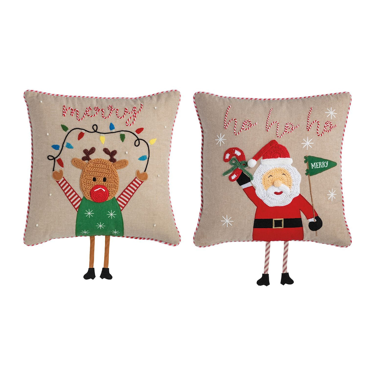 Christmas Dangle Leg Pillow