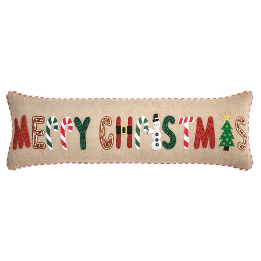 Long Circa Christmas Pillow