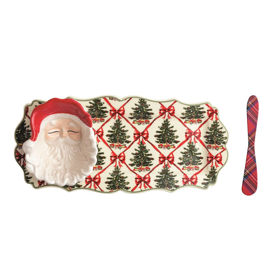 Santa Dip & Tray Set