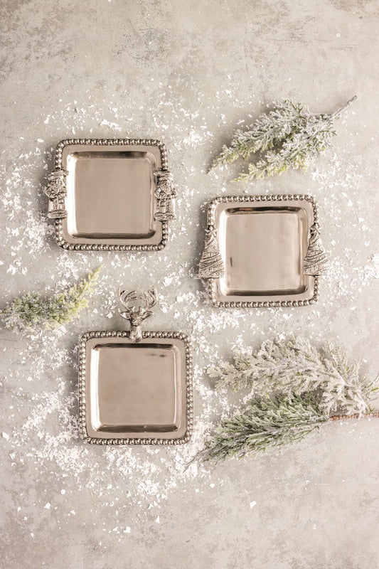 Figural Handle Trinket Tray