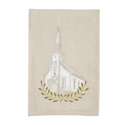 Cross & Church Painted Towels