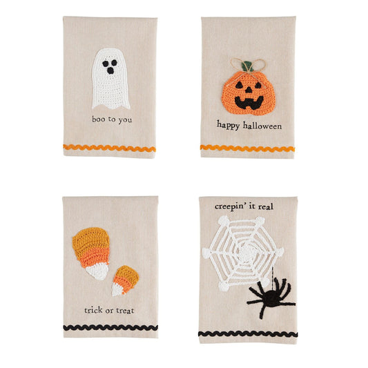 Halloween Crochet Towels