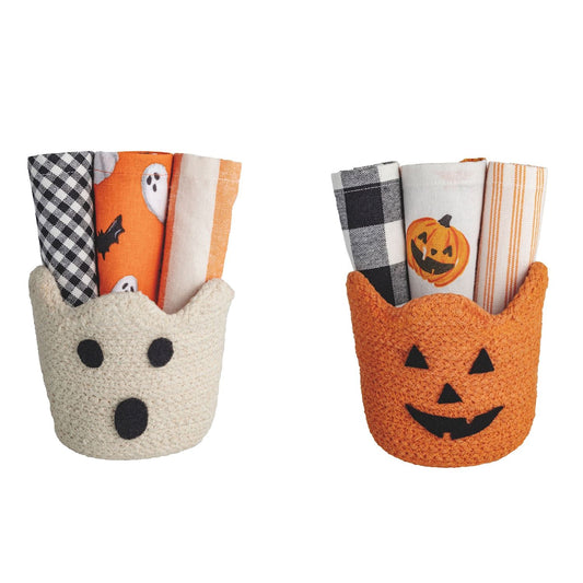 Halloween Towel Basket