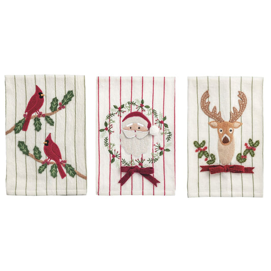 Christmas Applique Towels