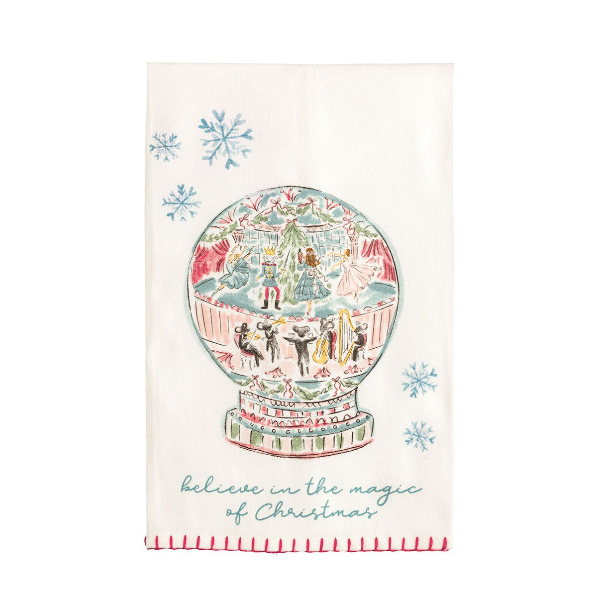 Nutcracker Christmas Tea Towel