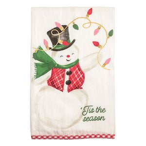 Whimsy Christmas Tea Towel