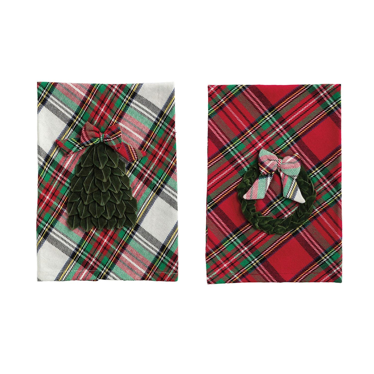 Christmas Tartan Tea Towel