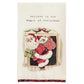 Christmas Tartan Hem Tea Towel