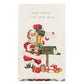 Christmas Tartan Hem Tea Towel