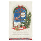 Christmas Tartan Hem Tea Towel