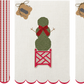 Christmas Tree Topiary Tea Towel