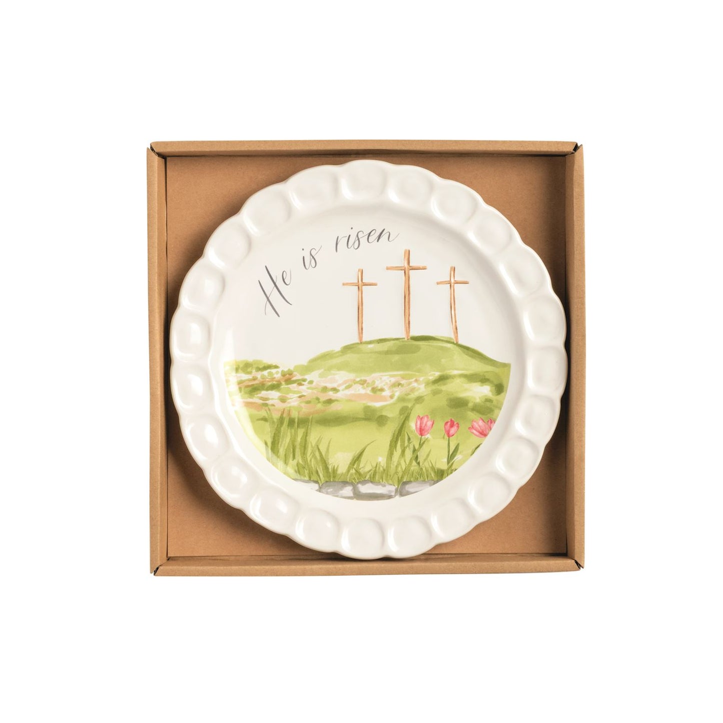 Boxed Easter Cross Plate