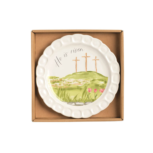 Boxed Easter Cross Plate