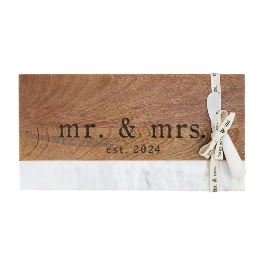 Mr & Mrs Est 2024 Board Set