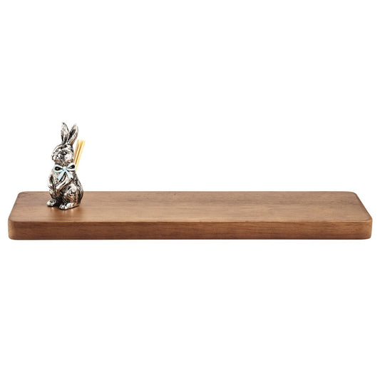 Metal Bunny Toothpick Board Set