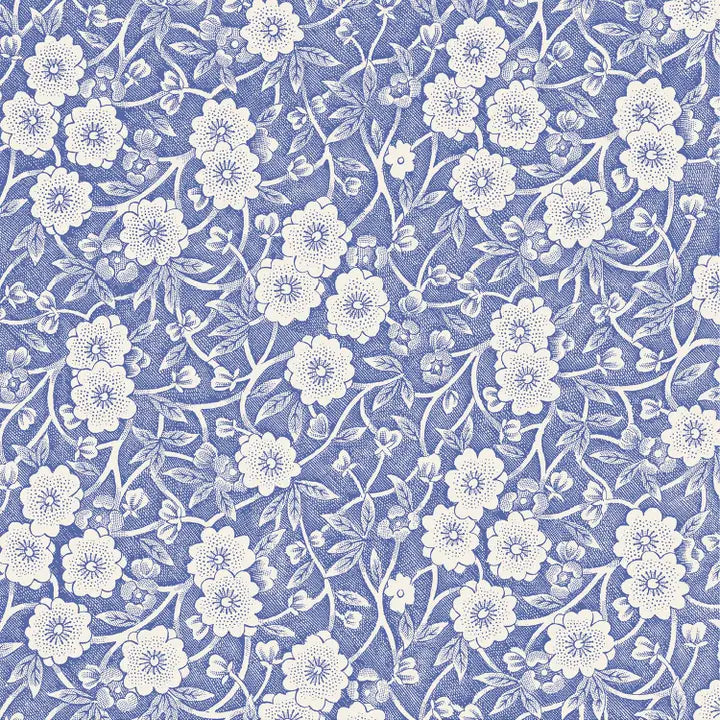 Blue Calico Cocktail Napkins