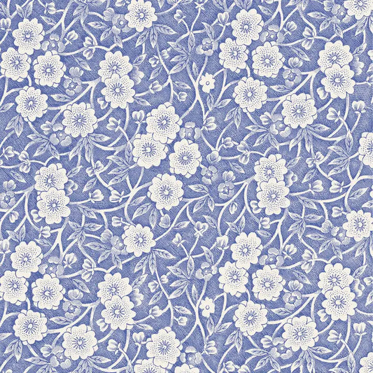Blue Calico Cocktail Napkins