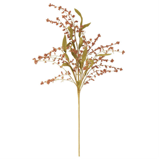 28 Inch Orange Rust Seed Berry Stem