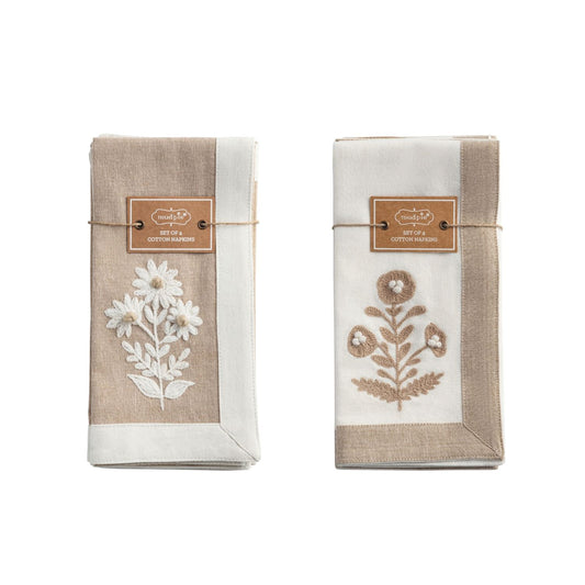 Embroidered Napkin Set