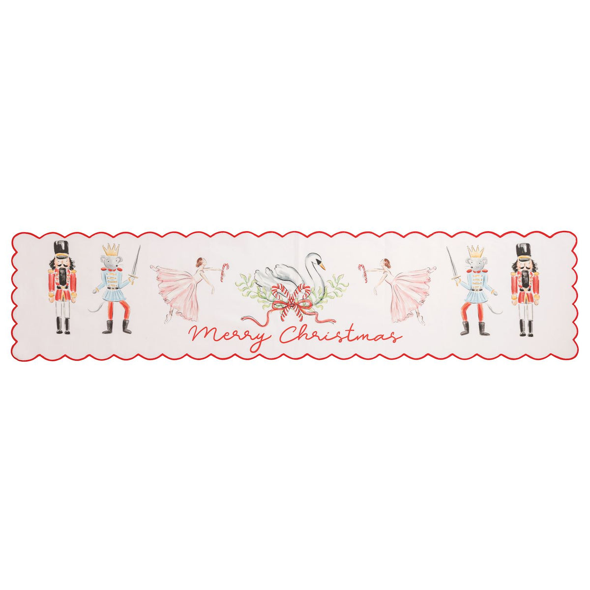 Nutcracker Christmas Table Runner