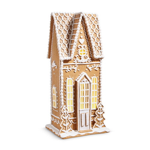Lighted Gingerbread House