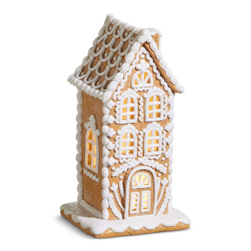 Lighted Gingerbread House