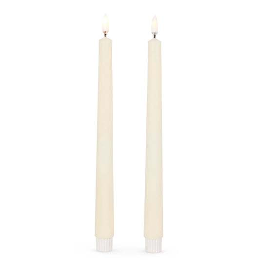 11" Ivory Taper Candles