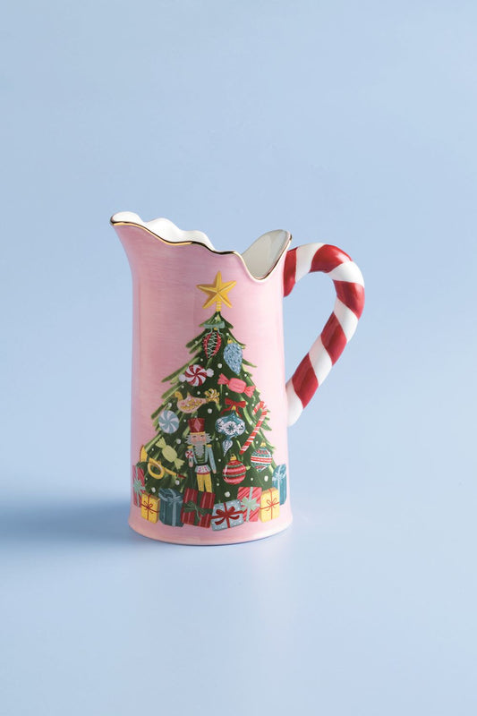 Candy Cane Handle Pitcher