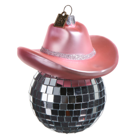 Pink Cowboy Hat Ornament