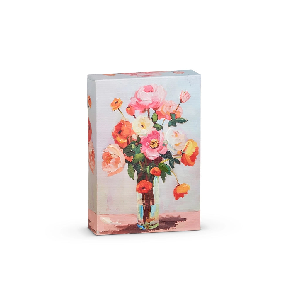 Orange Floral Wall Art
