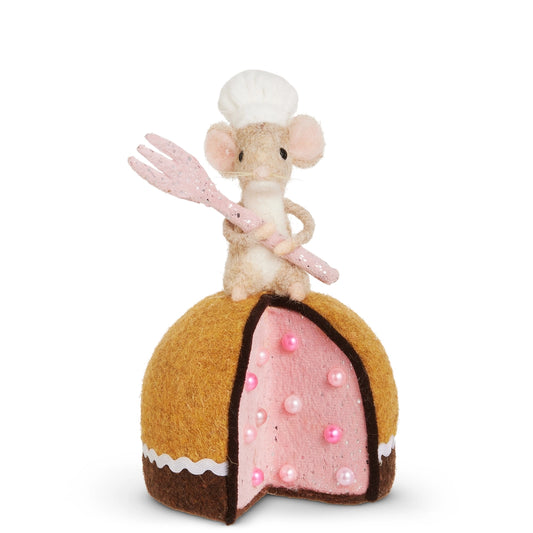 Cake Baking Mouse Ornament