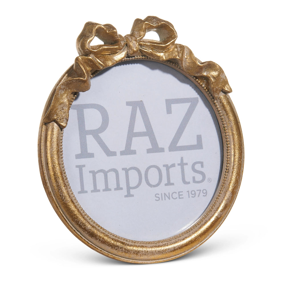 Gold Frame With Bow