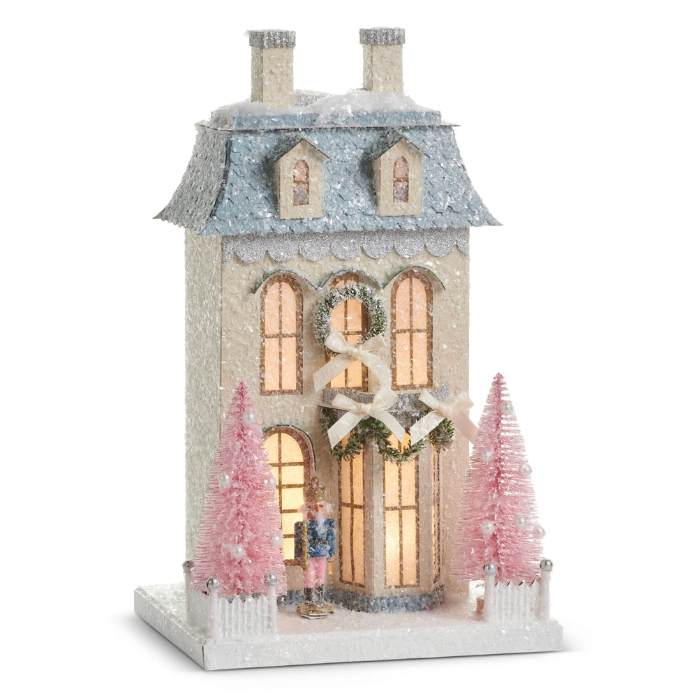 Lighted Paper Nutcracker House