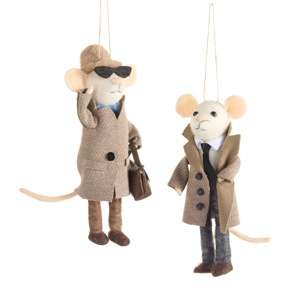 Dapper Mice Ornament