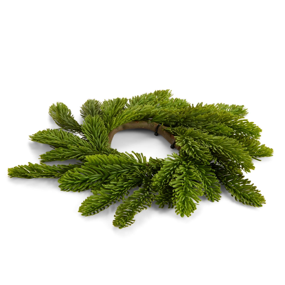 Cedar Mini Wreath Candle Ring