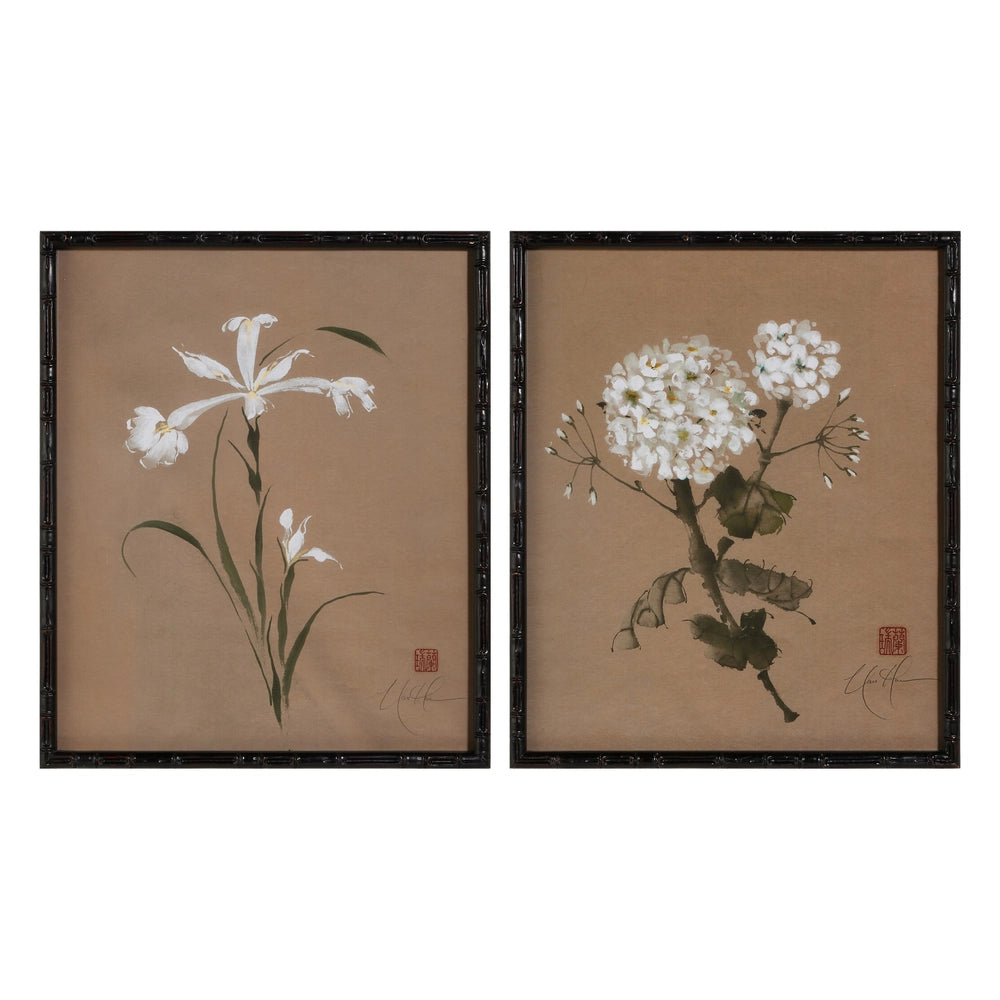Perennial Grace Framed Wall Art
