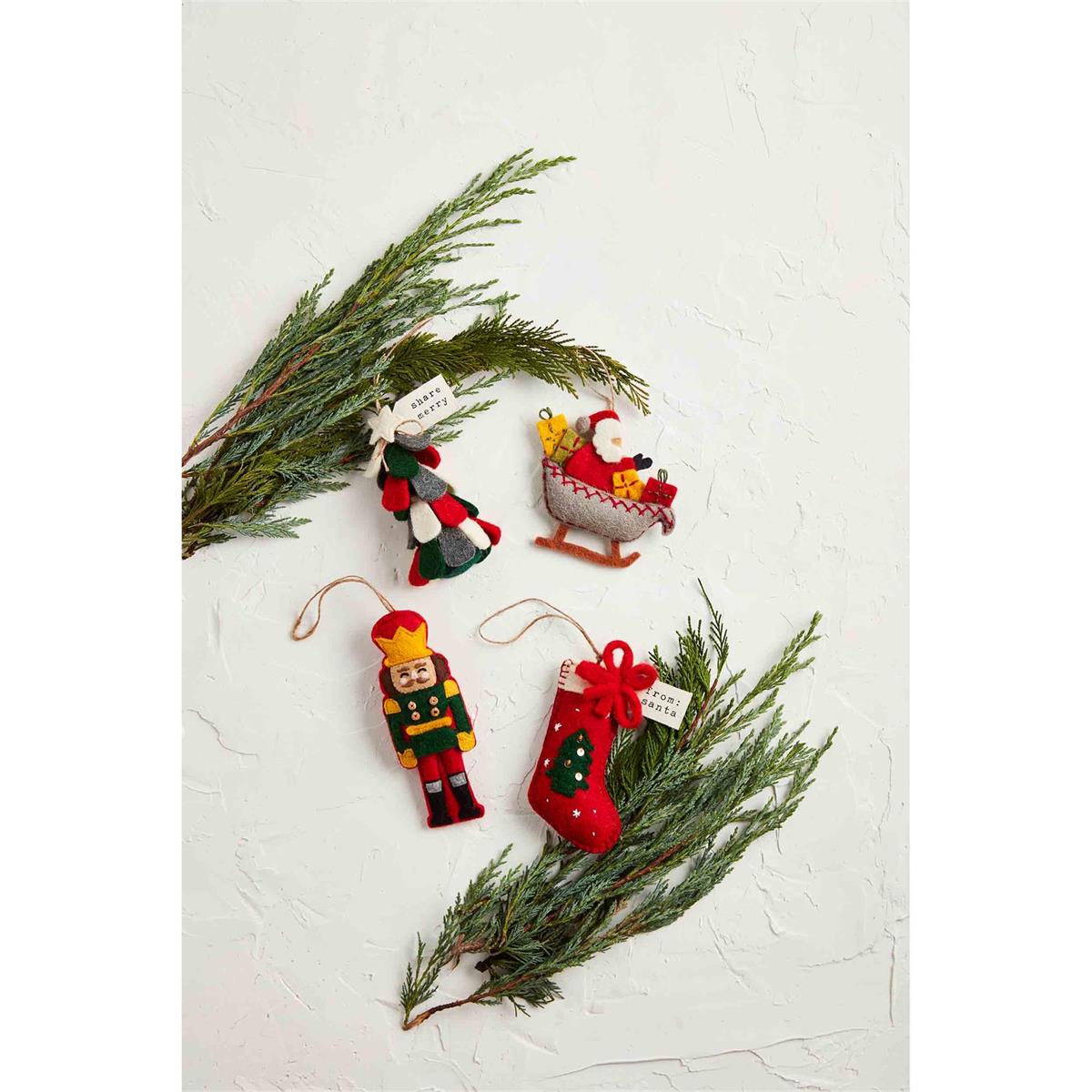 Layered Felt Ornaments