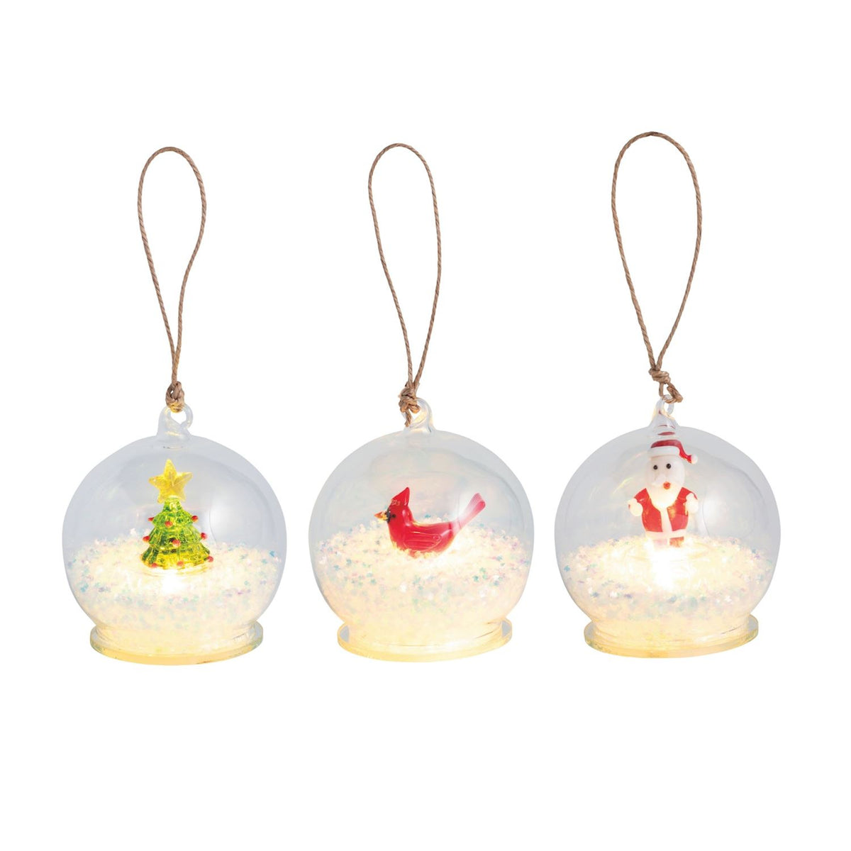Light-Up Icon Ball Ornament
