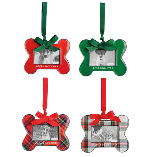 Dog Bone Shaped Christmas Frame
