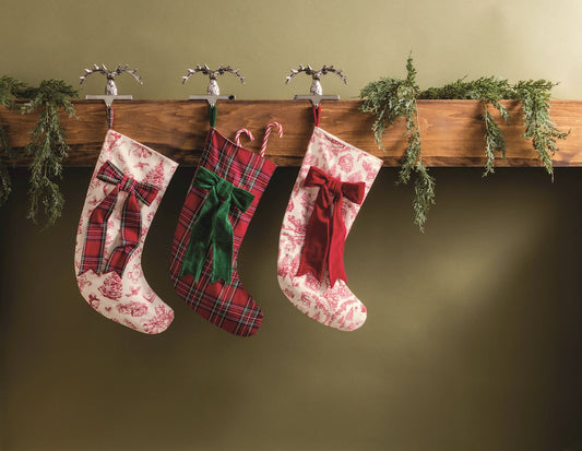 Toile & Tartan Stocking