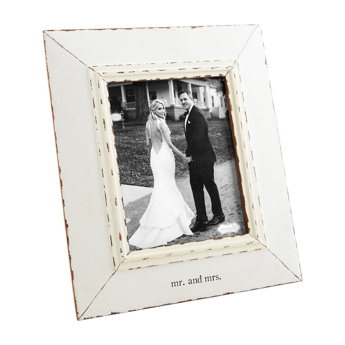 Mr & Mrs  Distressed Frame
