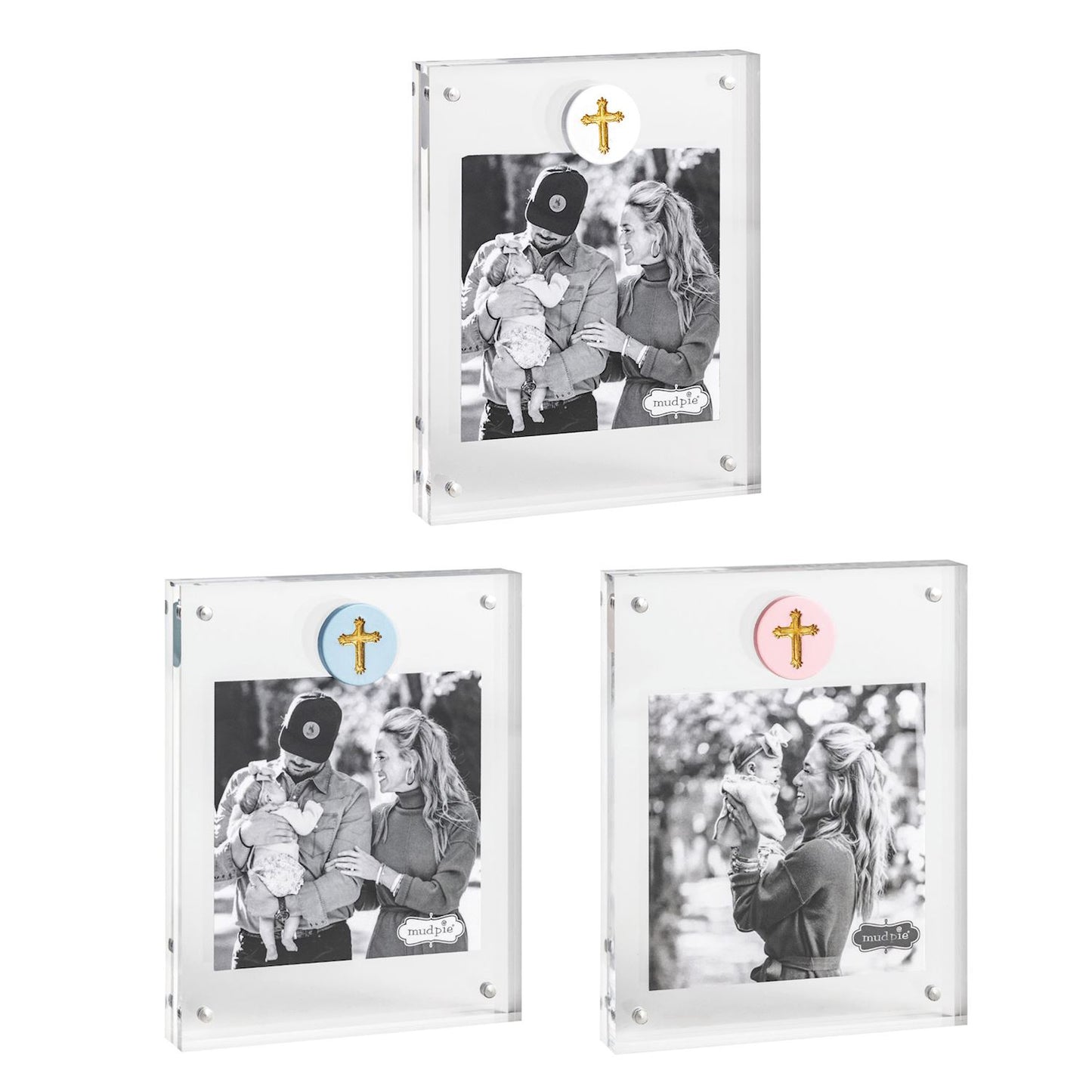 Cross Medallion Acrylic Frames