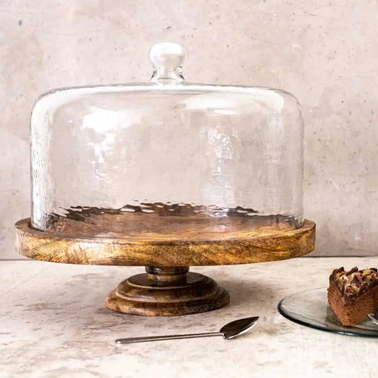 Pedestal Cloche Cake Stand