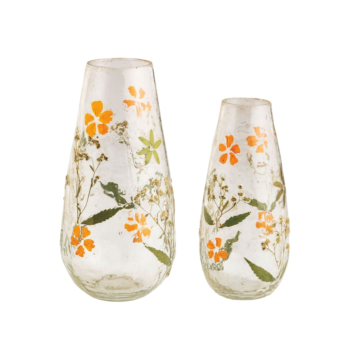 Pressed Floral Vase